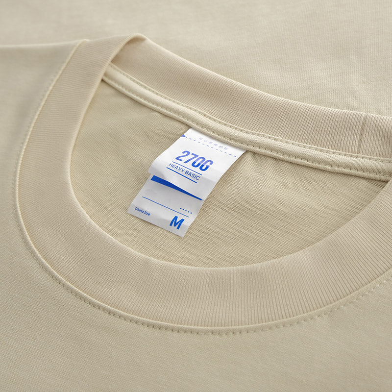 270g Heavyweight Cotton Oversized Crew Neck T-shirt
