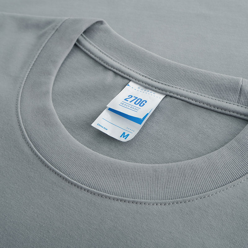 270g Heavyweight Cotton Oversized Crew Neck T-shirt