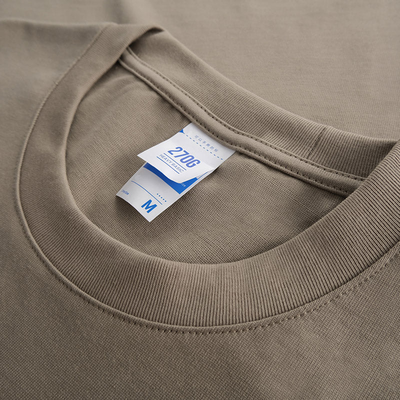 270g Heavyweight Cotton Oversized Crew Neck T-shirt