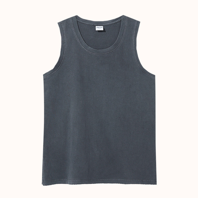 Slit Heavyweight Cotton Tank Top