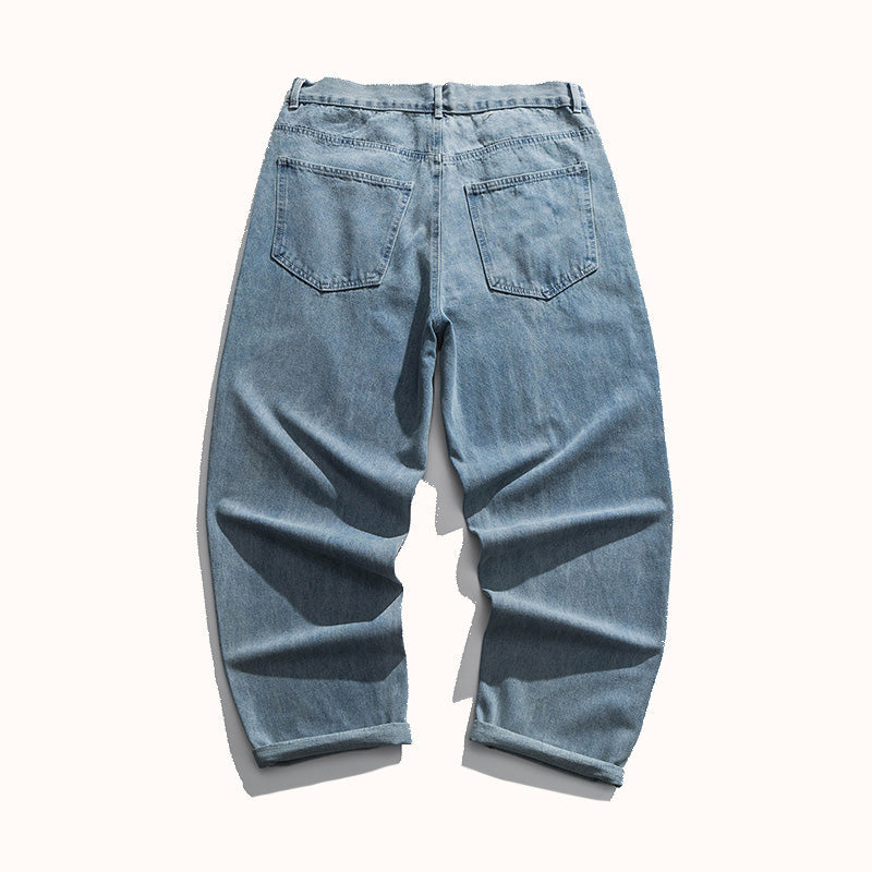 Heavyweight Cotton Straight Jeans