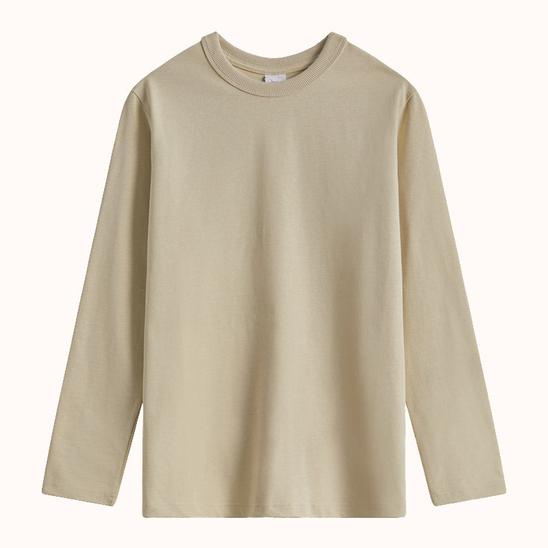 300G Heavyweight cotton long sleeve shirt