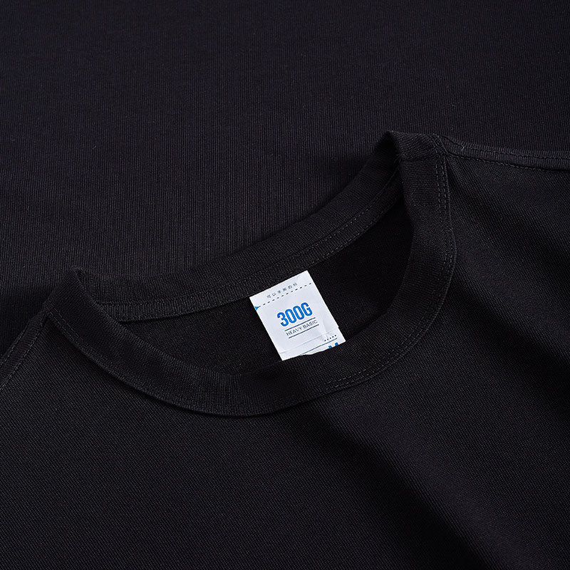 300g Heavyweight Cotton Crew Neck T-shirt