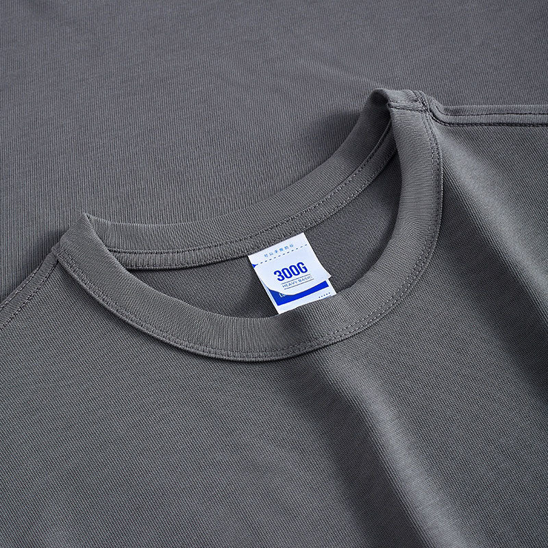300g Heavyweight Cotton Crew Neck T-shirt
