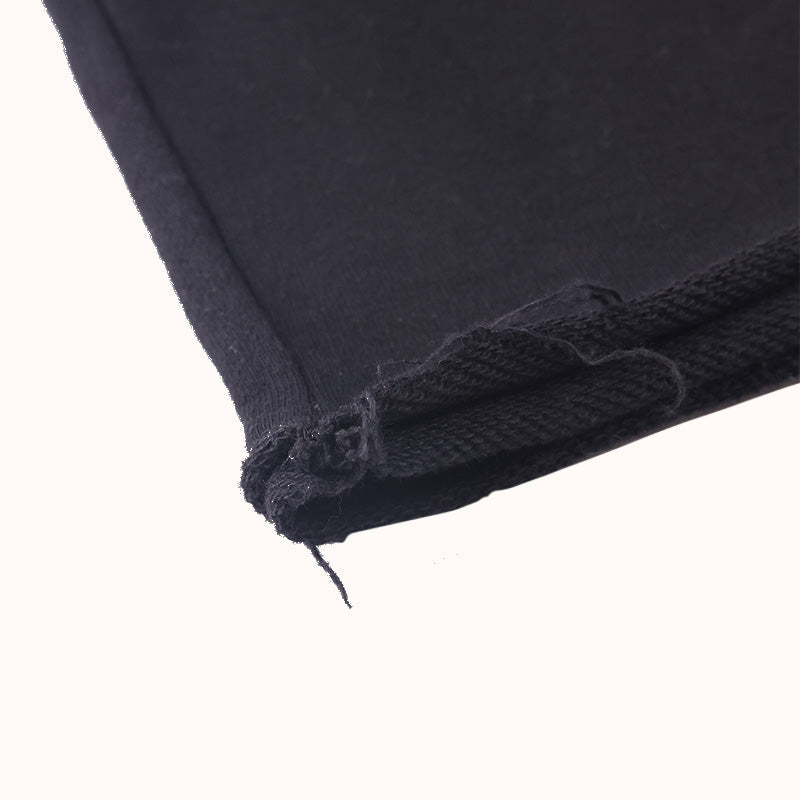 Frayed Hem Heavyweight Cotton Sweatshort