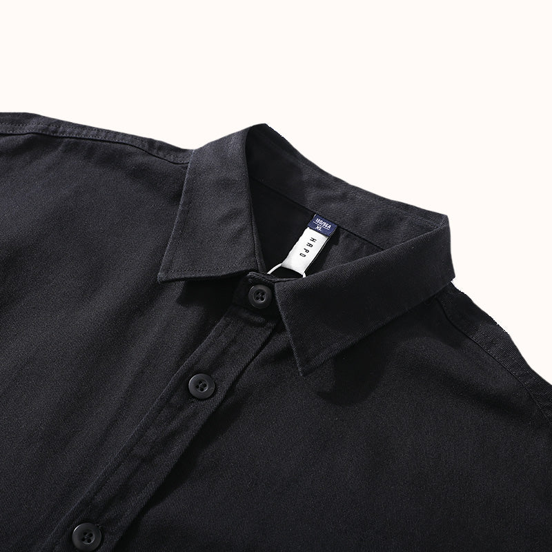 loose Heavyweight Cotton Overshirt