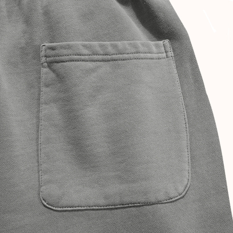 Frayed Hem Heavyweight Cotton Sweatshort