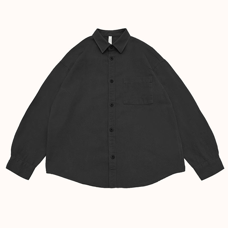 loose Heavyweight Cotton Overshirt
