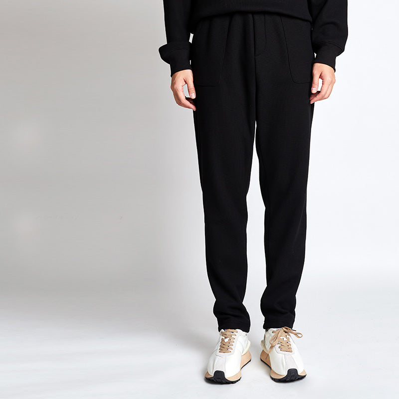 Heavyweight Knitted Cotton Waffle Sweatpant