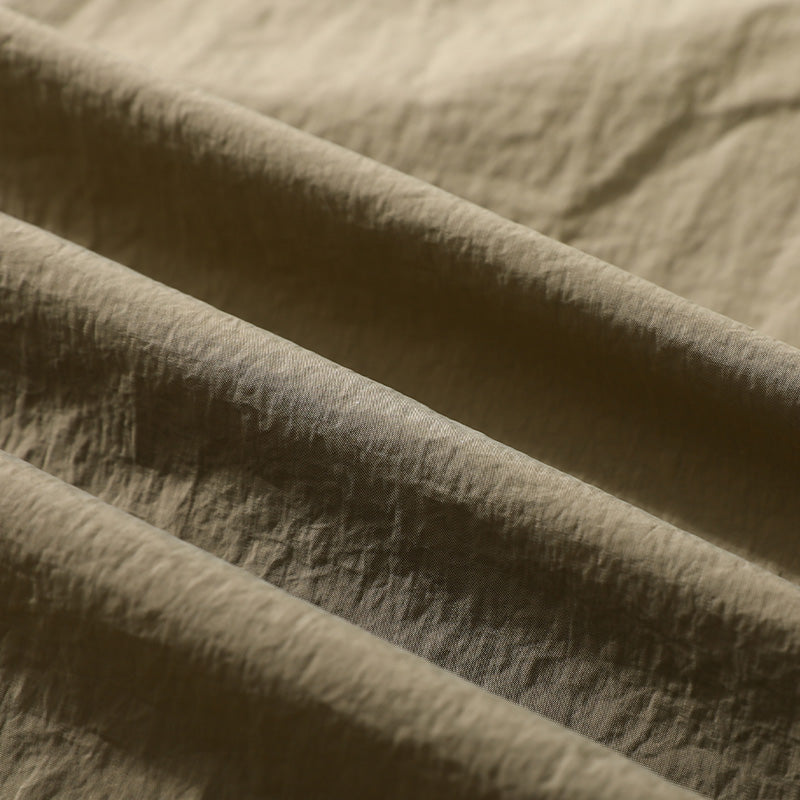 Solid Color Heavyweight Cotton Overshirt