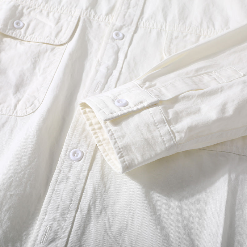 Embroidery Heavyweight Cotton Overshirt