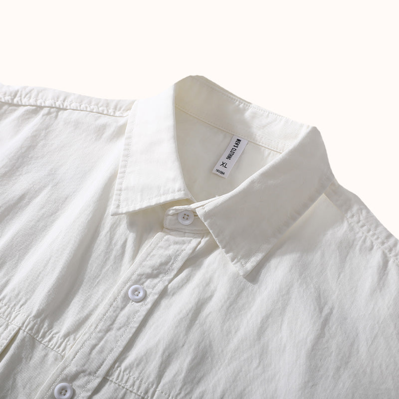 Embroidery Heavyweight Cotton Overshirt