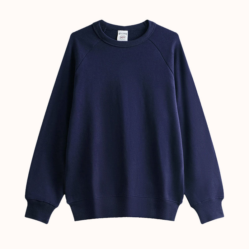 New 360g Heavy Knitted Cotton Loose Sweatshirt