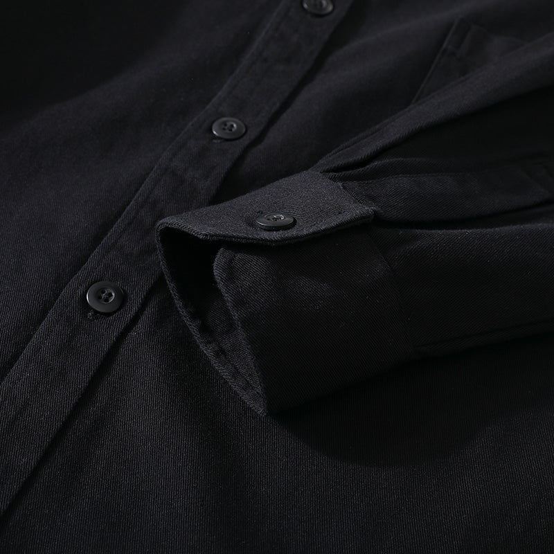 loose Heavyweight Cotton Overshirt