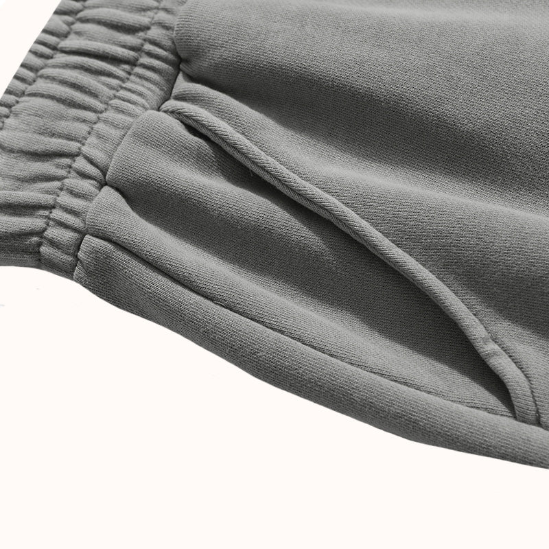 Frayed Hem Heavyweight Cotton Sweatshort