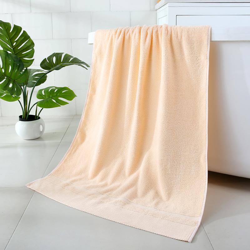 Long-Staple 100% Cotton Bath Towel, Light Orange / Standard