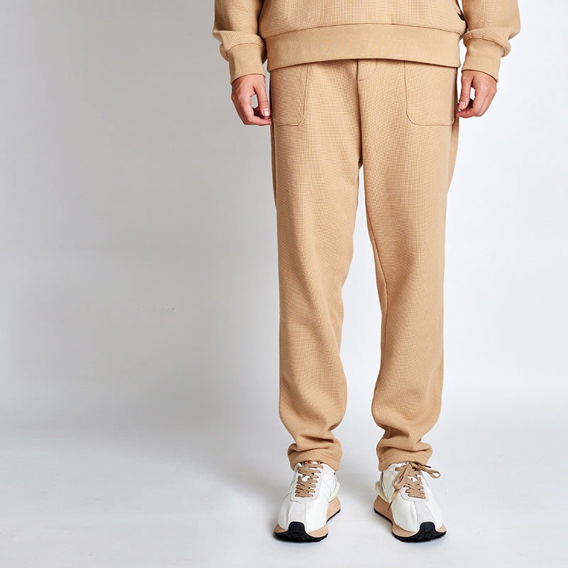 Heavyweight Knitted Cotton Waffle Sweatpant