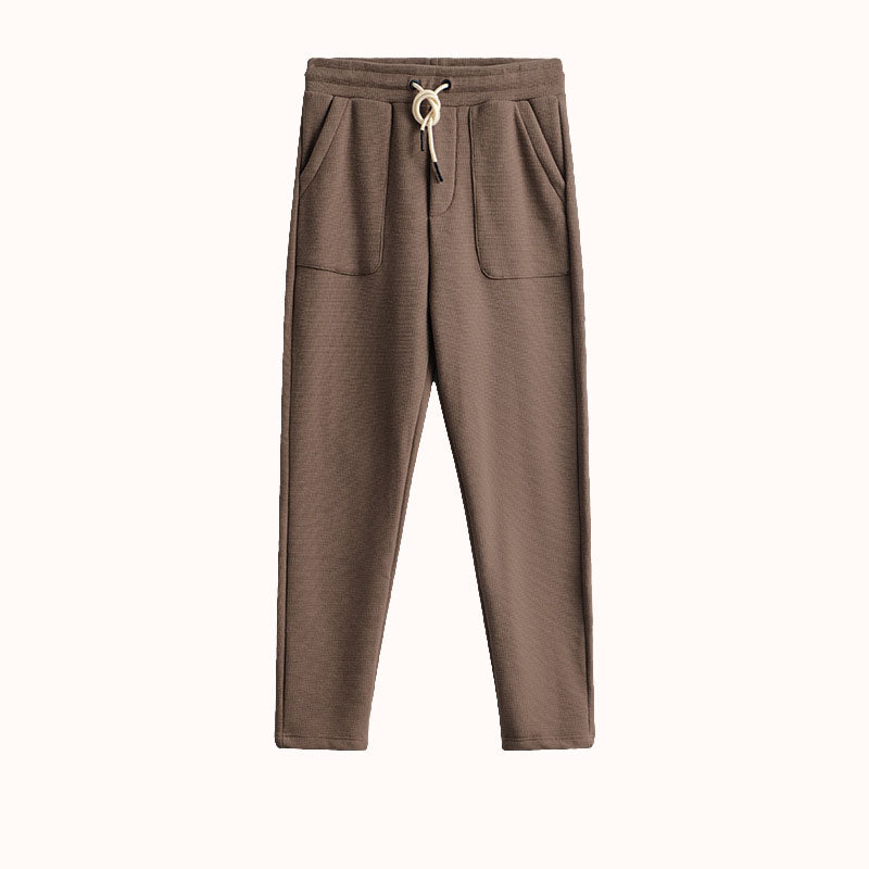 Heavyweight Knitted Cotton Waffle Sweatpant