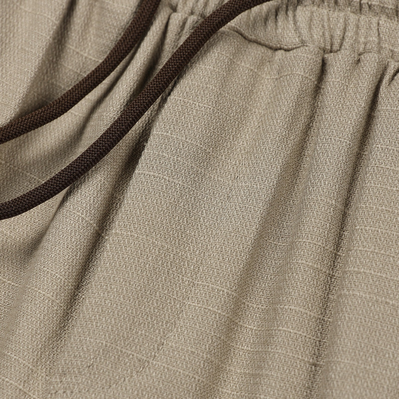 Linen-blend Heavyweight Cotton Jogger