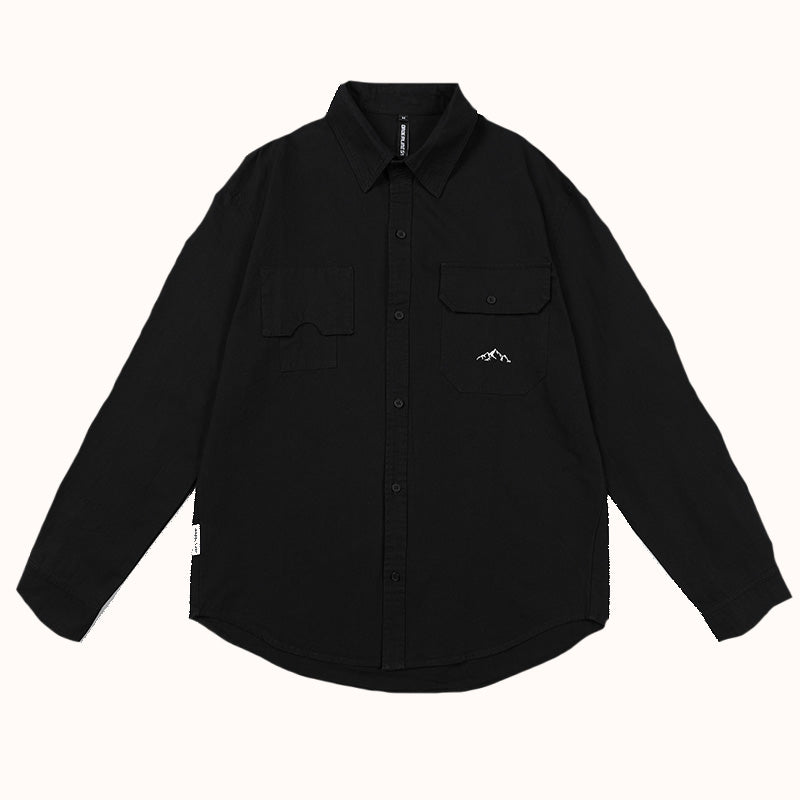 irregular Heavyweight Cotton Overshirt