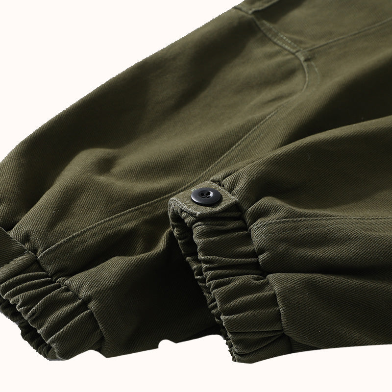 Paneled Heavyweight Cotton Jogger