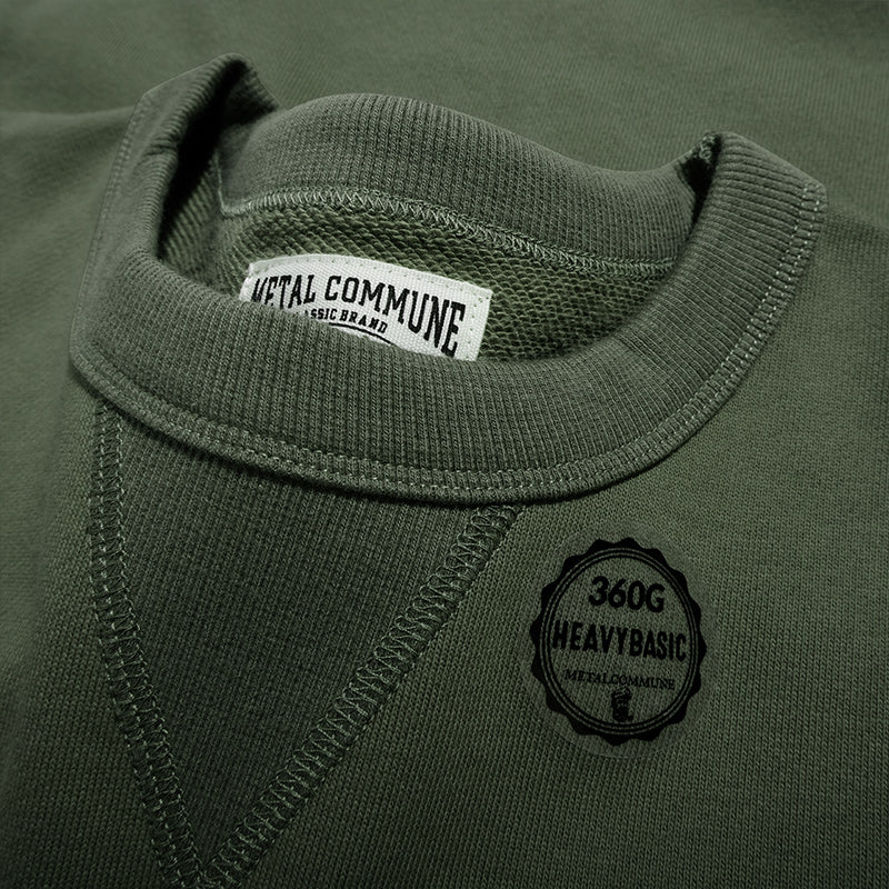 360G Heavyweight Cotton Crewneck Sweatshirt