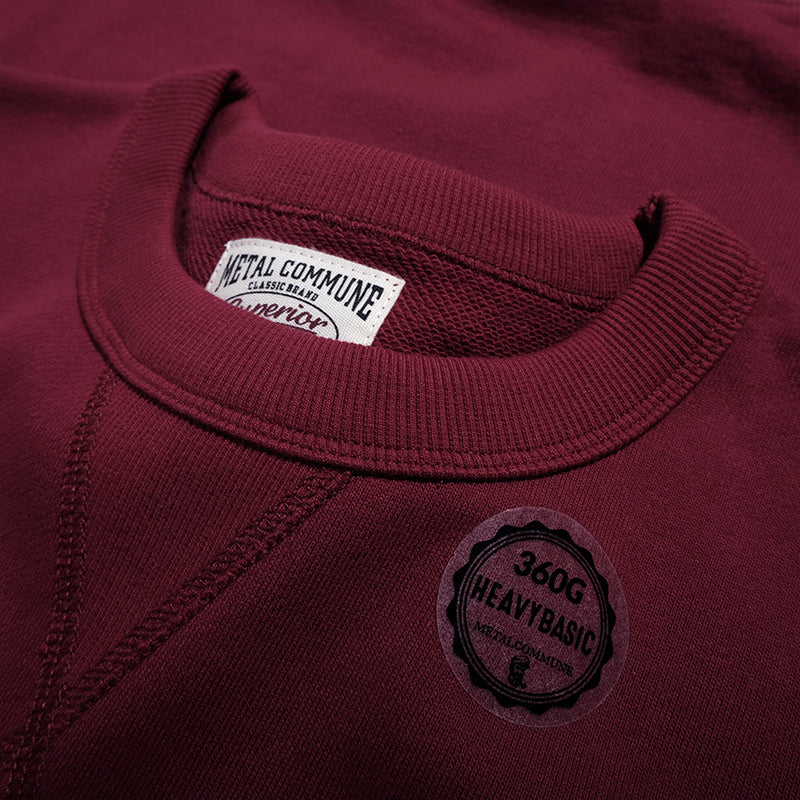 360G Heavyweight Cotton Crewneck Sweatshirt