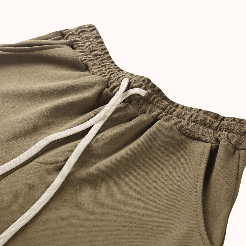 Drawstring Heavyweight Cotton Sweatshort