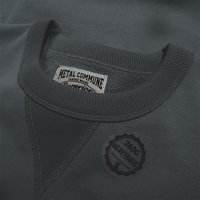 360G Heavyweight Cotton Crewneck Sweatshirt
