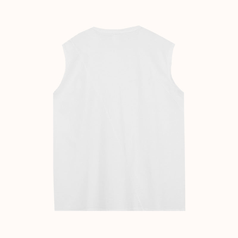 Heavyweight Cotton Solid Color Tank Top