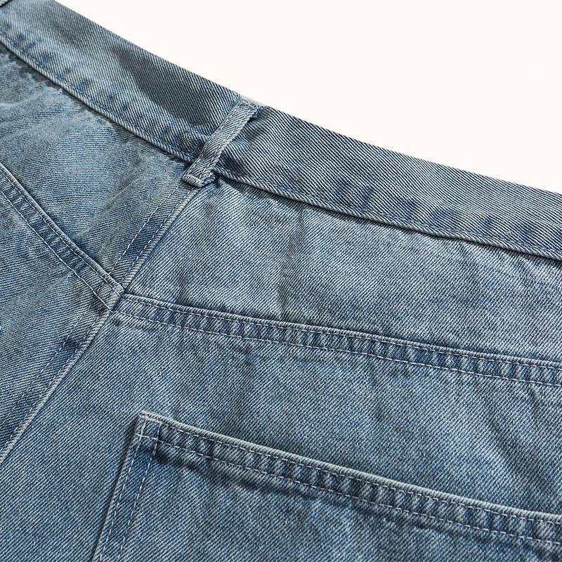 Heavyweight Cotton Straight Jeans