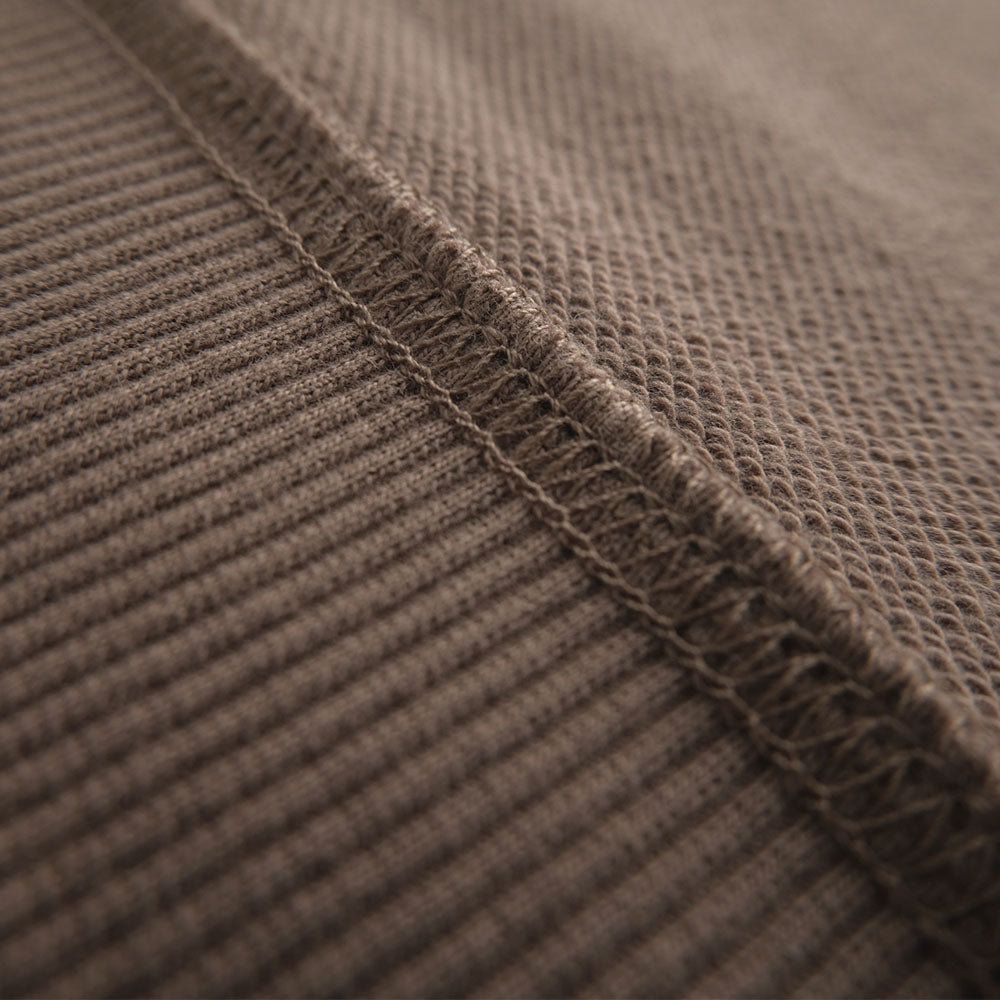 New 360g Heavy Knitted Cotton Loose Sweatshirt