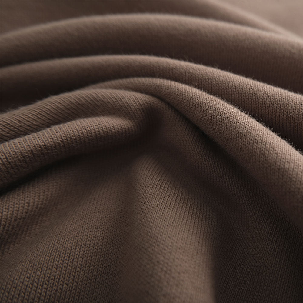 New 360g Heavy Knitted Cotton Loose Sweatshirt