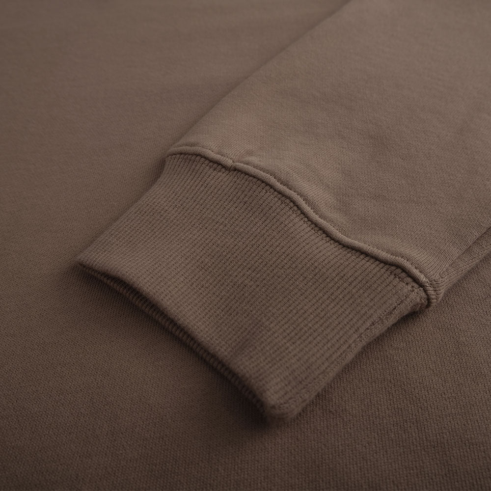 New 360g Heavy Knitted Cotton Loose Sweatshirt