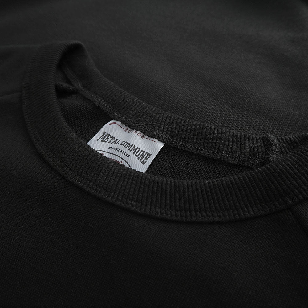 New 360g Heavy Knitted Cotton Loose Sweatshirt