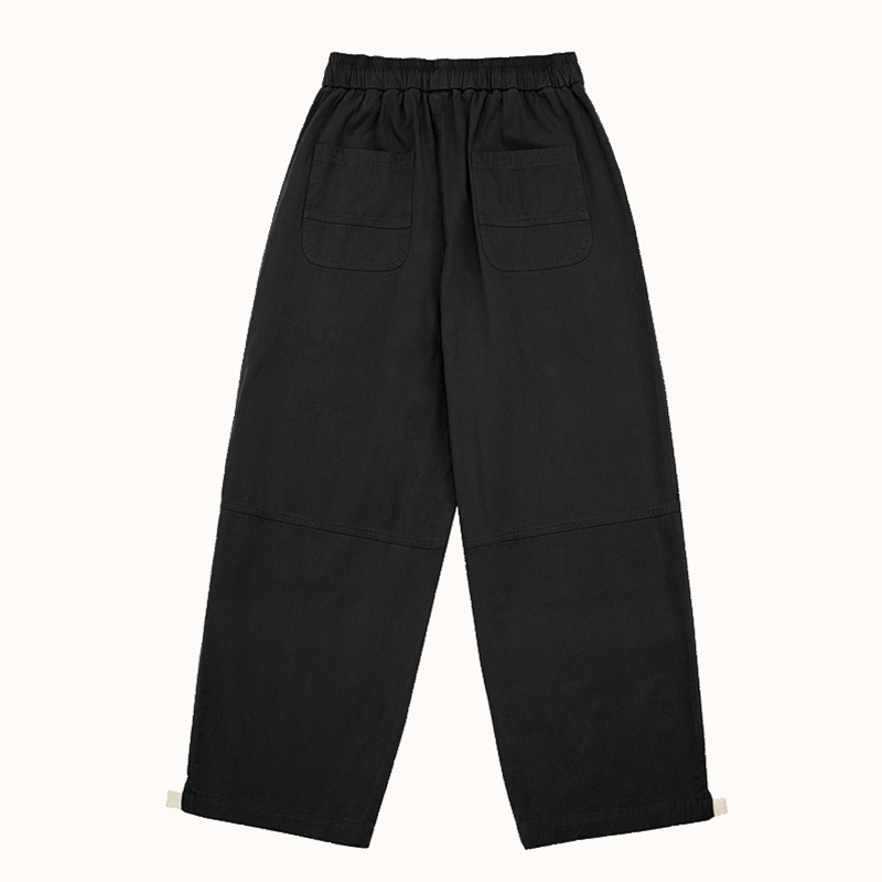 Simple Cotton  Straight Loose Fit Pants