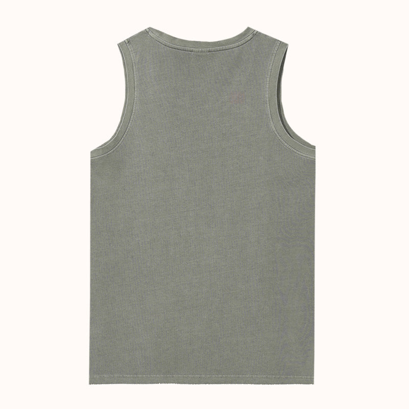 Slit Heavyweight Cotton Tank Top