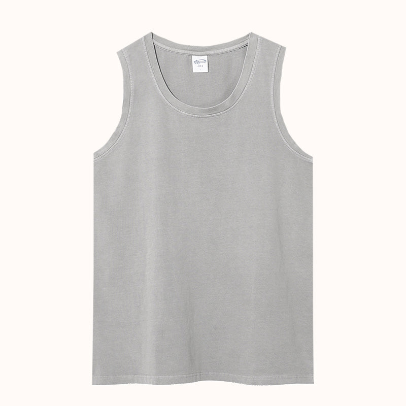 Slit Heavyweight Cotton Tank Top