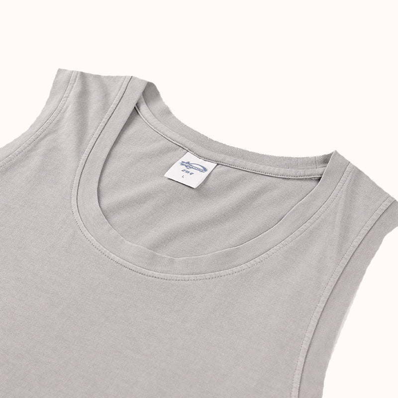 Slit Heavyweight Cotton Tank Top