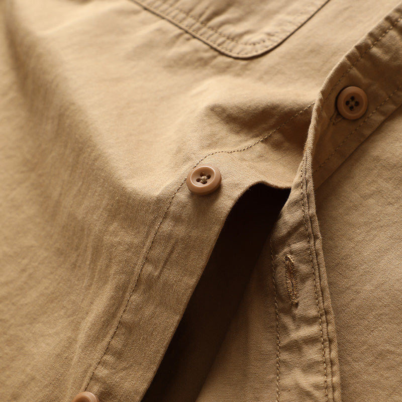 Embroidery Heavyweight Cotton Overshirt