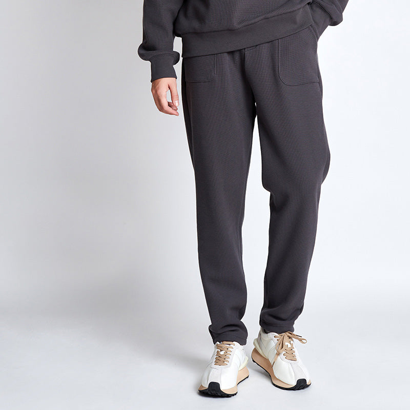 Heavyweight Knitted Cotton Waffle Sweatpant