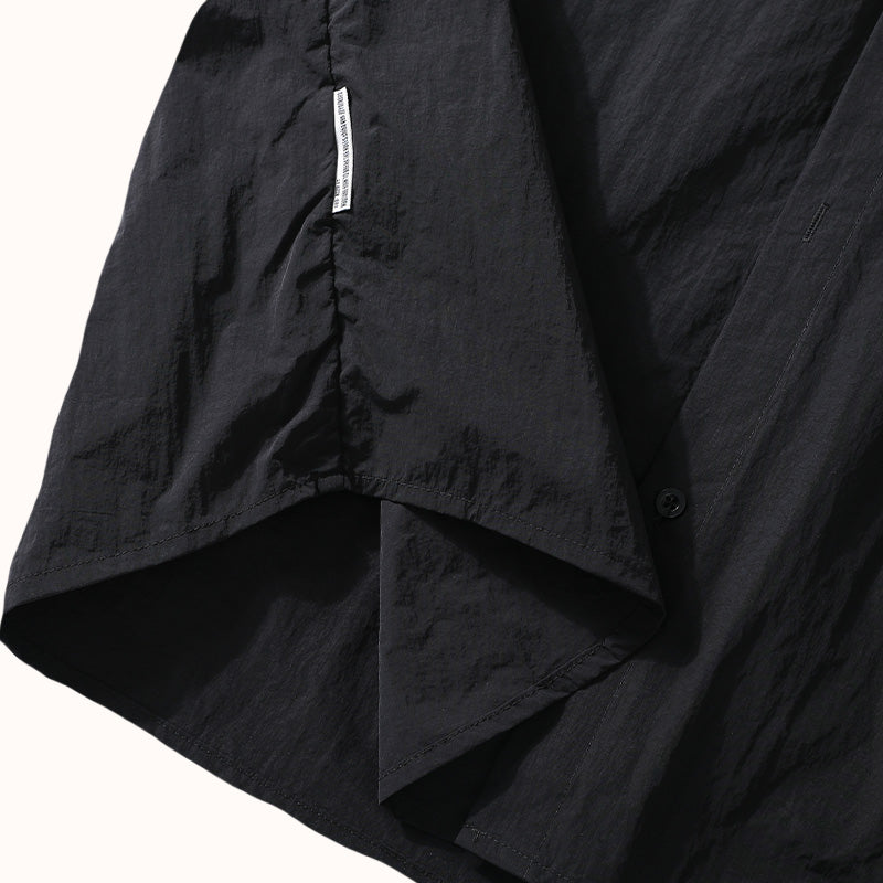 Solid Color Heavyweight Cotton Overshirt