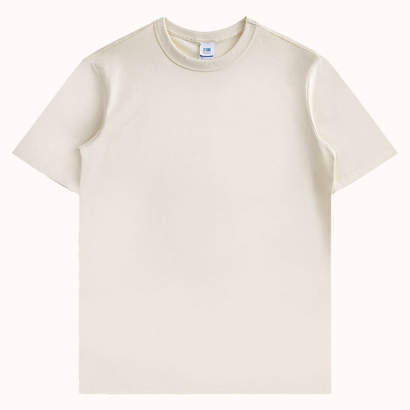 210G Heavyweight Cotton Crew Neck T-Shirt