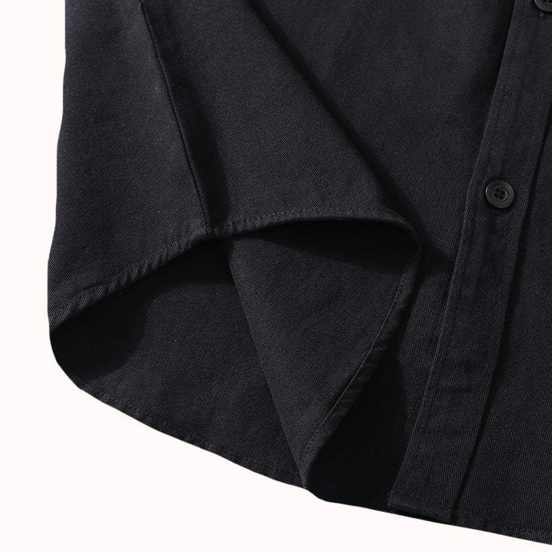 loose Heavyweight Cotton Overshirt