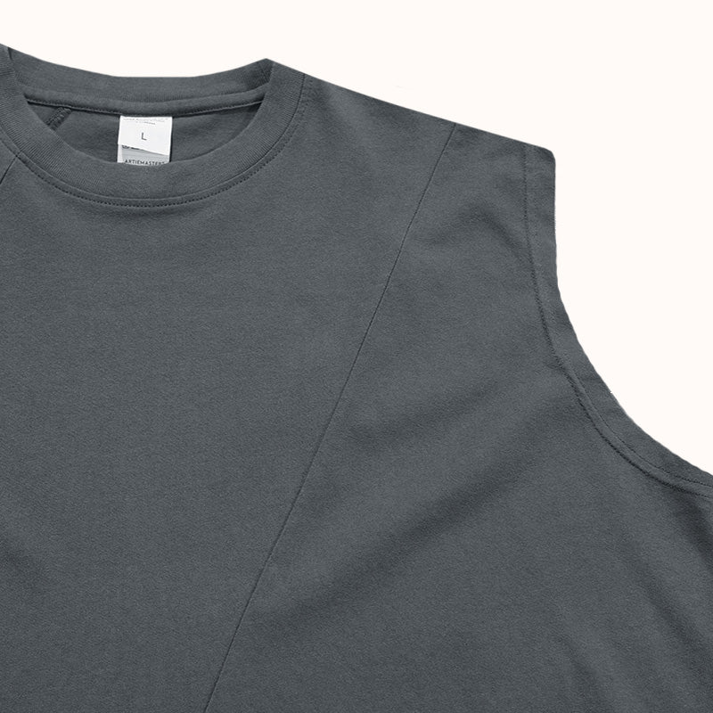 Heavyweight Cotton Solid Color Tank Top