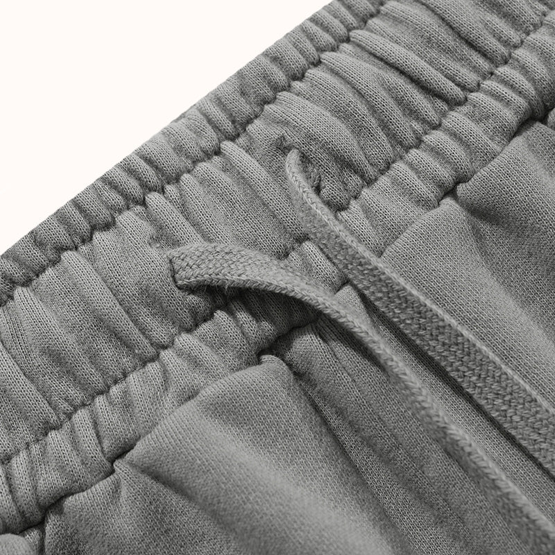 Frayed Hem Heavyweight Cotton Sweatshort