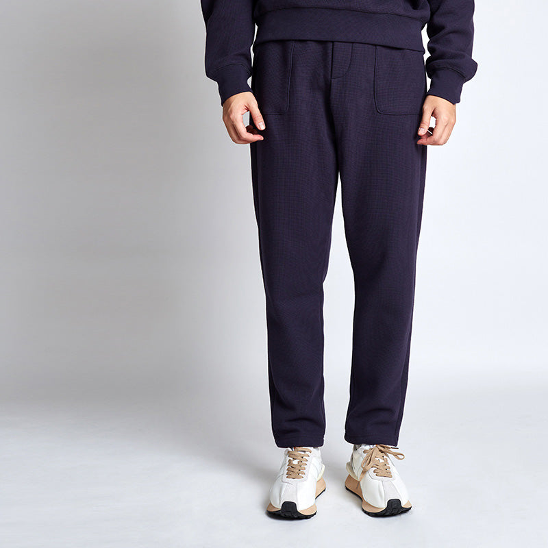 Heavyweight Knitted Cotton Waffle Sweatpant