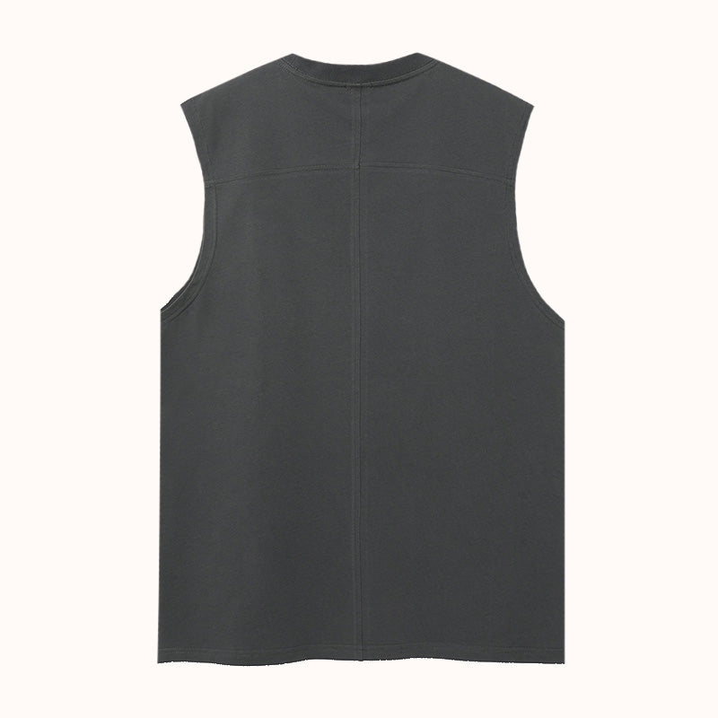 Heavyweight Cotton acid wash Tank Top