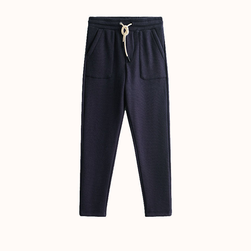 Heavyweight Knitted Cotton Waffle Sweatpant