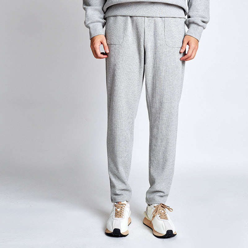 Heavyweight Knitted Cotton Waffle Sweatpant